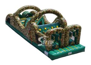 Quality Outdoor military boot camp inflatable obstacle course for young children from China inflatables factory wholesale