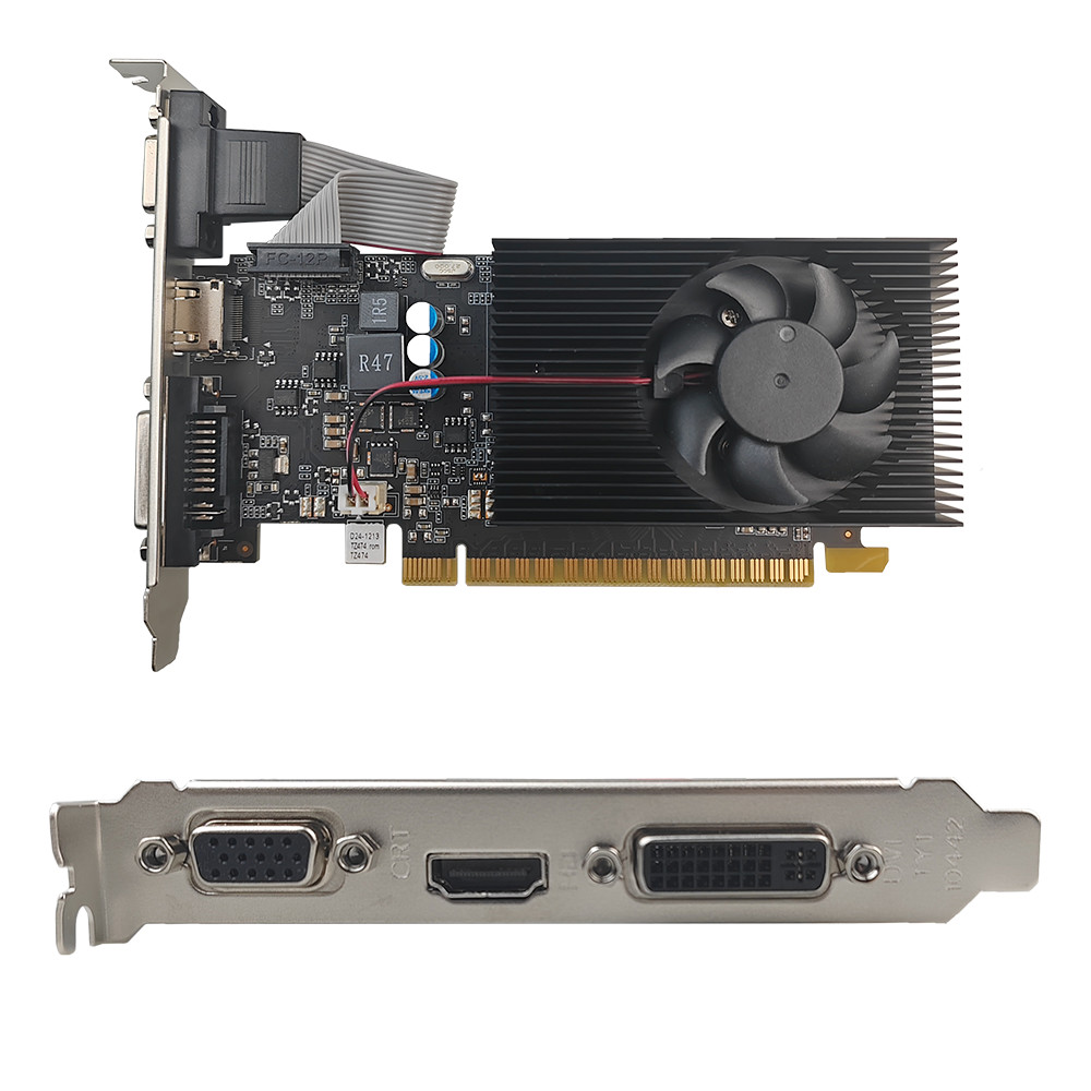 PCWINMAX Geforce GT 730K 2GB DDR3 64 Bit GK108 384SP VGA HD DVI Output Low Profile Graphics Card Brand New