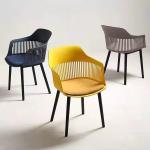 European Yellow Plastic Dining Chairs Black Plastic Dining Room Chairs