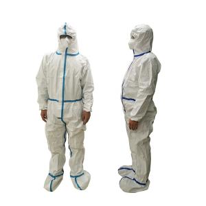 Quality White Ppe Disposable Protective Coverall Full Body For Safety Protective wholesale