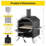 Grill Your Way to Perfection with Our Custom Logo 12" Camping Outdoor Baking