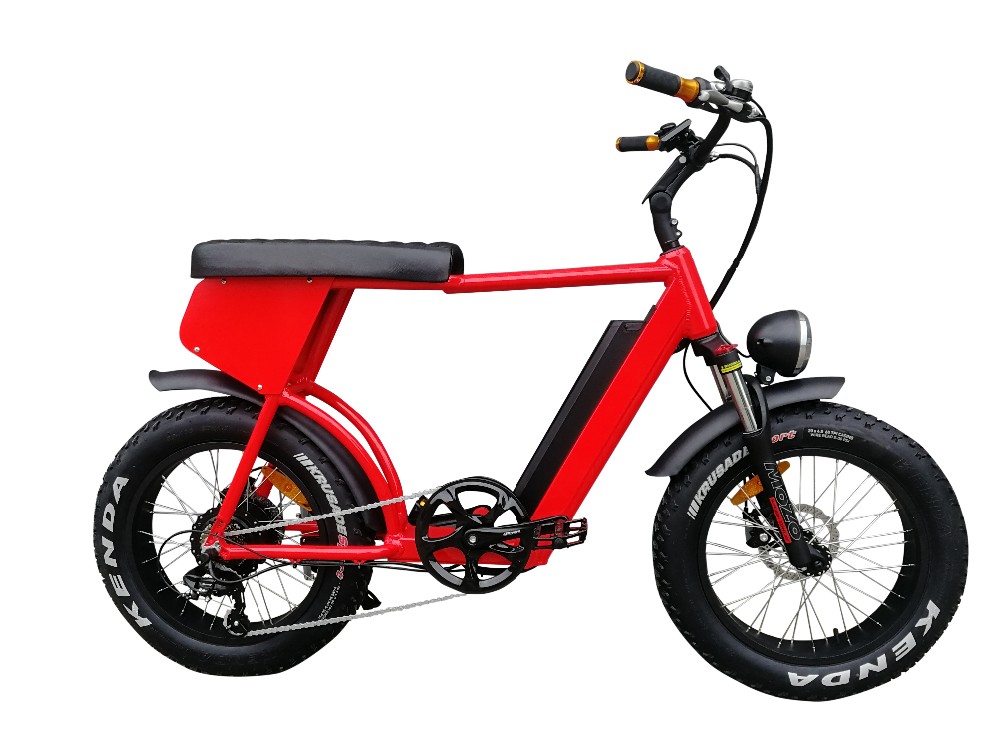 LCD Display Brushless Motor Electric Fat Tire Bikes For Adults 48V 13AH Lithium Battery
