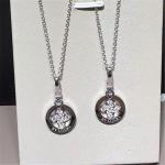 classic diamonds gold necklace 18kt gold with white gold or yellow gold or pink