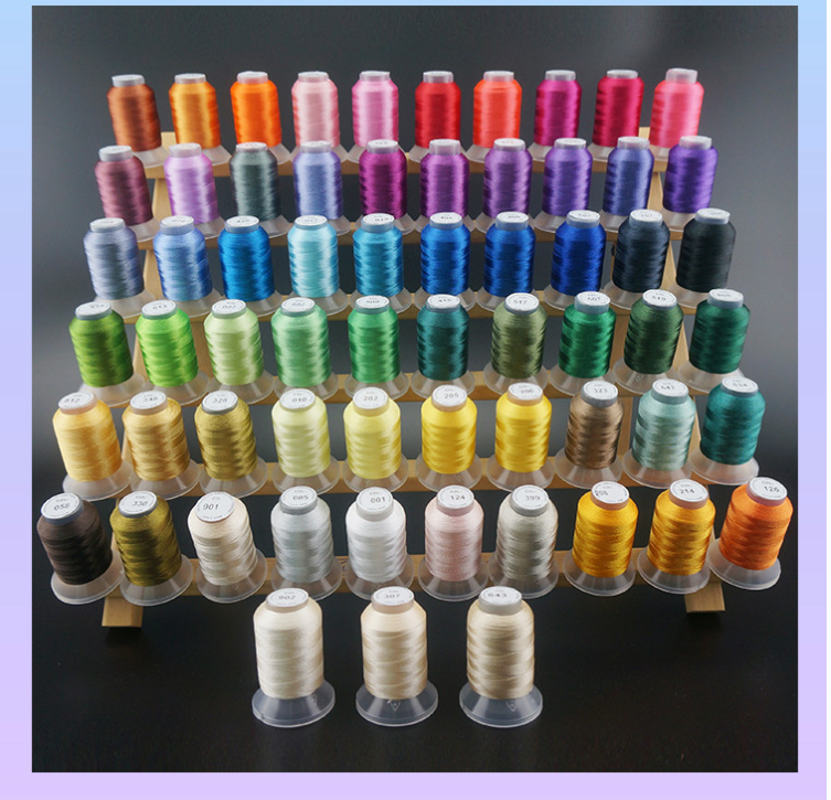 FDY Polyester Embroidery Thread 120d 2 5000m Oeko Tex Standard 100