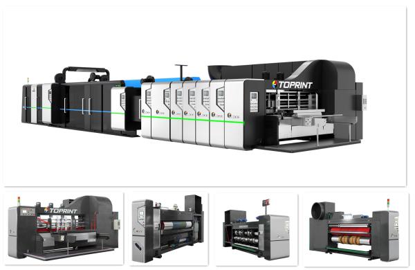 250 Sheet/Min Carton Making Machine 1190x2400mm Flexo Printer Slotter Auto