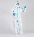 Chemical Resistant Disposable Microporous Protective Suit With Hood