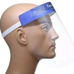 Wrap Around Dental / Chemical Face Shield , PET Clear Plastic Face Shield