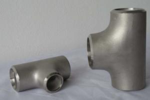Quality ASME B16.9 butt welding pipe fitting stainless steel tee wholesale