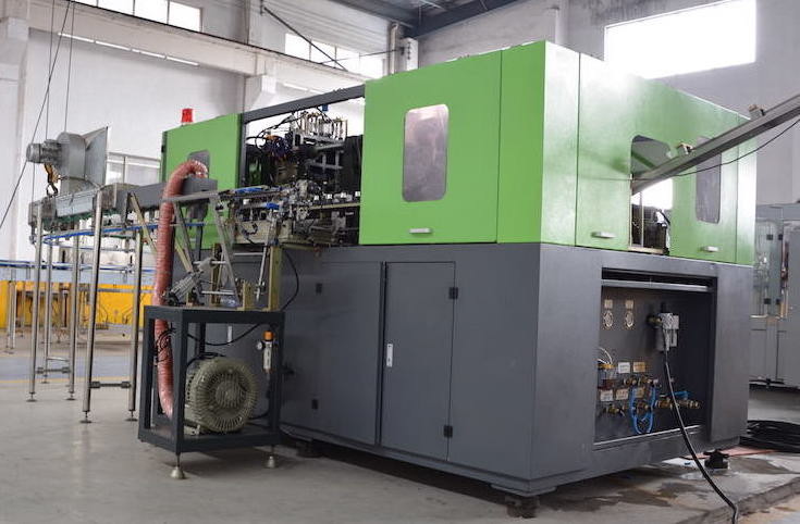 Automatic Bottle Mold Blowing Machines , Water Juice Bottle Blower Machine