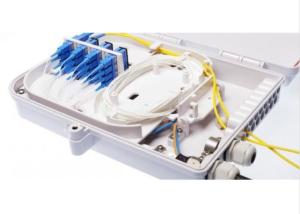 Quality ABS Waterproof Fiber Optic Termination Box 16 Port For FTTX Network Building wholesale