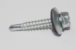 C1022 Steel Self Tapping Drywall Screws With EPDM Bonded Washer DIN 7504 Hex