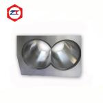 55mm Closed Round Germany Extruder Machine Plastic Twin Screw Barrel , Filament