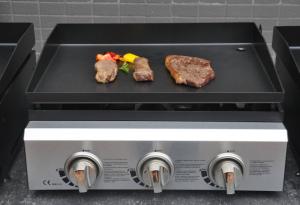 Quality Smokeless 3 Burner Portable Stainless Steel Outdoor Grill 500x350mm wholesale