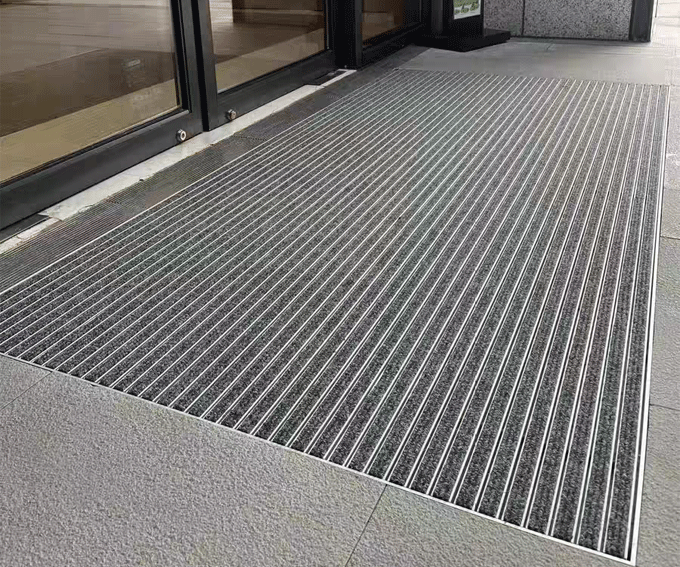 Outdoor Aluminum Entry Floor Mat For High-Traffic Areas