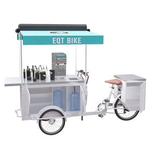 Quality Luxury Customized Tricycle Vending Cart For Street Drinking / Tea Vending wholesale
