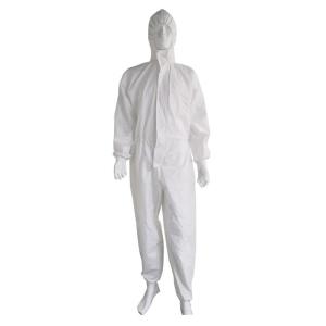 Quality Non - Toxic White Hood Disposable Coveralls For Men wholesale