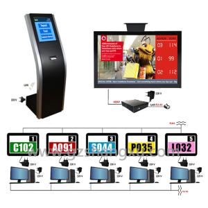 Quality Bank/Hospital/Clinic/Pharmacy Service LCD Counter Arabic Multilingual QMS Queue System Solution,Q-matic Queuing machine wholesale