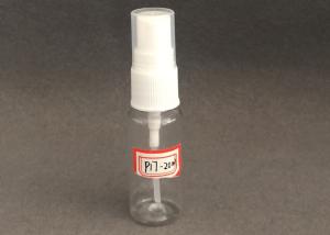 Quality Transparent 20ml Pet Spray Bottle With Steam Spray Nozzle wholesale