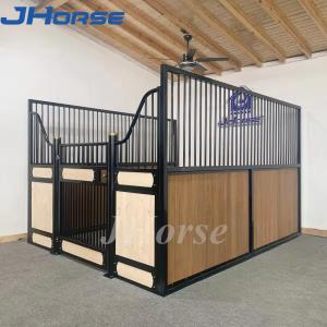 Quality Modern Show Equine Horse Stall Building Stables For Farm With Feeders And Pine Wood Horse Box wholesale