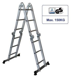 Quality A Form Aluminum Multi Purpose Ladder 4 Folds Aluminum Straight Ladder wholesale