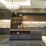 Luxury 50mm Modular Kitchen Cabinets Modular Wooden Kitchen