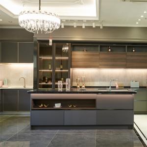 Quality Luxury 50mm Modular Kitchen Cabinets Modular Wooden Kitchen wholesale
