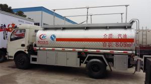Quality 8000L Stainless Steel Fuel Delivery Truck Rust Resistant For Petorl / Diesel Refueling wholesale
