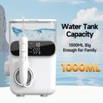 Oral Irrigator 1000ml UV Disinfection Dental Washing Machine Display Screen