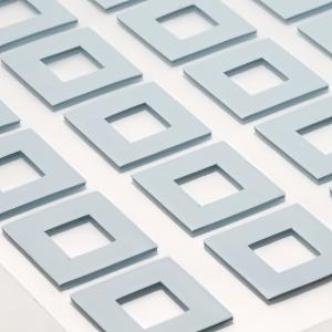 Quality Thermally Conductive Grey High Temperature Silicone Rubber Pad With 0.3mm To 15mm Samples Available wholesale