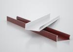 0.8mm 1.4mm Aluminium Door Profiles Anodized Interior Door Frame