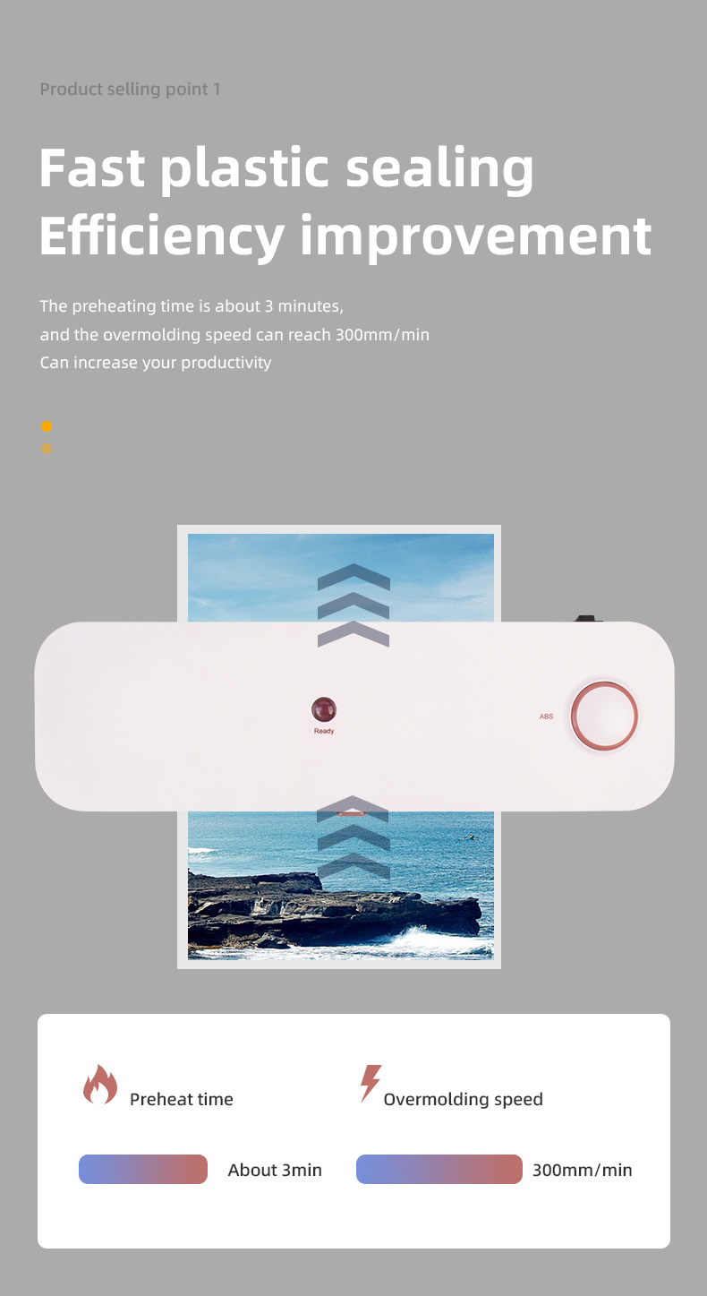 325*95*60mm A4 Desktop Laminator for Office School Small Photo Paper Laminating Machine