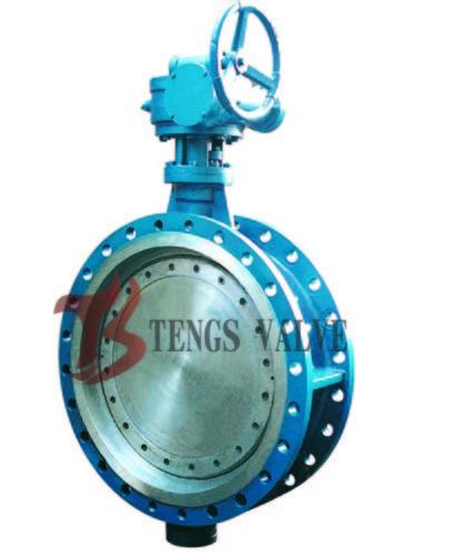 Cheap Three Eccentric Metal Seated Butterfly Valve Flange Type For Electric Power for sale