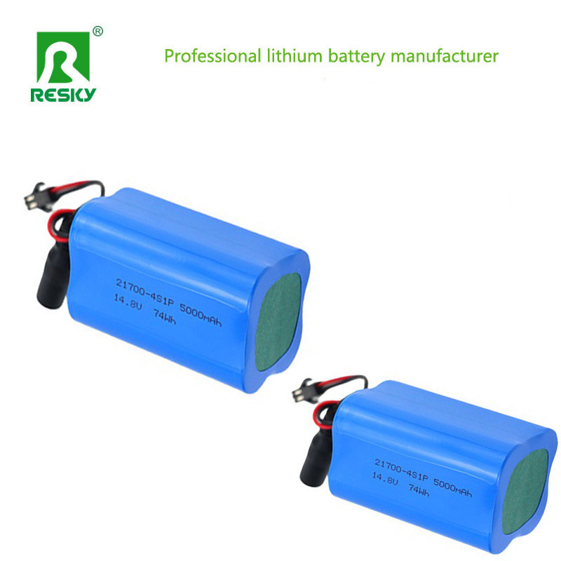 Rechargeable 21700 14.8v 5000mAh 74wh Solar Battery Li-Ion Battery Pack for Back Up Power DHL Shipping