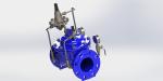 Line Pressure Driven Flow Restrictor Valve , Stainless Steel Flow Regulator