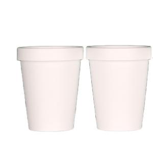 Quality Cylinder White Wide Mouth Empty Plastic Jars With Lids 250g wholesale