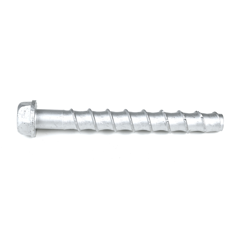 ZINC Finish Hex Head Concrete Screw Self Tapping Anchor Bolts for Strong Installation