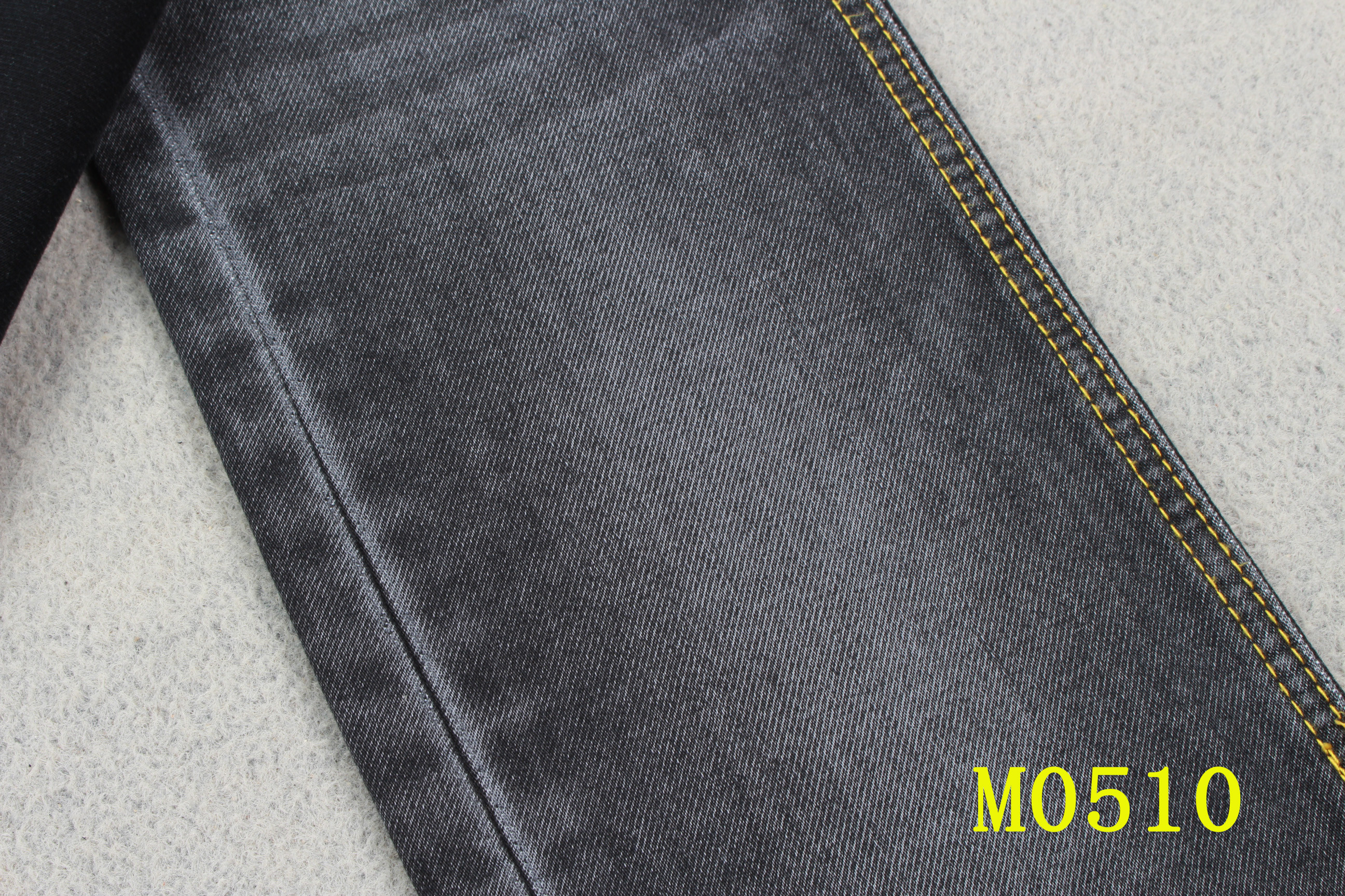 11.6 Oz 58/59" Double Layer Stretch Denim Fabric For Jeans Like Knit Denim Fabric
