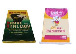 Quality Sealable Wheat Atta Packing Bags , Recycling Stand Up Food Bags 15kg wholesale