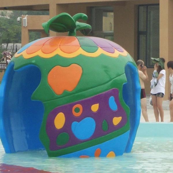 Fiberglass Spray Park Fiberglass Equipment For Children / Kids Water Park