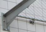 SUS316 Stainless Steel Cable Mesh Fence With 2.5mm Rope Wire Weather Resistance