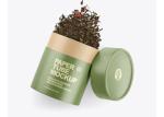 CMYK Color Cosmetic Paper Packaging Tea Tube