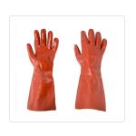 PVC Dipped Cotton Liner Long Chemical Resistant Gloves