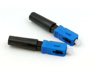 Quality SC Embedded Fast Connector Fiber Optic , Upc Fiber Connector wholesale