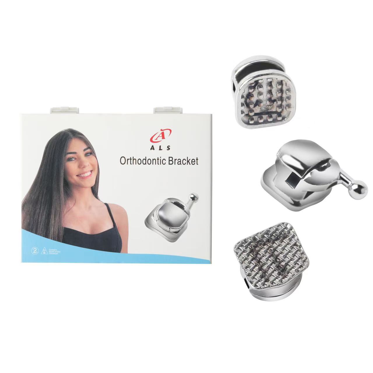 SS Ortho Self Ligating Alignment Teeth Braces For Orthodontic Treatment Mini Roth Edgewise MBT