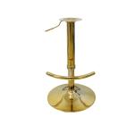 Wholesale Bar Chair Accessories Titanium Gold Round Bar Chair Footrests Base Bar