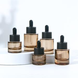 Quality 30ml Glass Serum Essential Oil Dropper Bottle Gradient Bottle wholesale