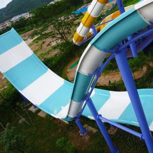Quality Water Park Equipment Fiberglass Large Boomerango Water Slide wholesale