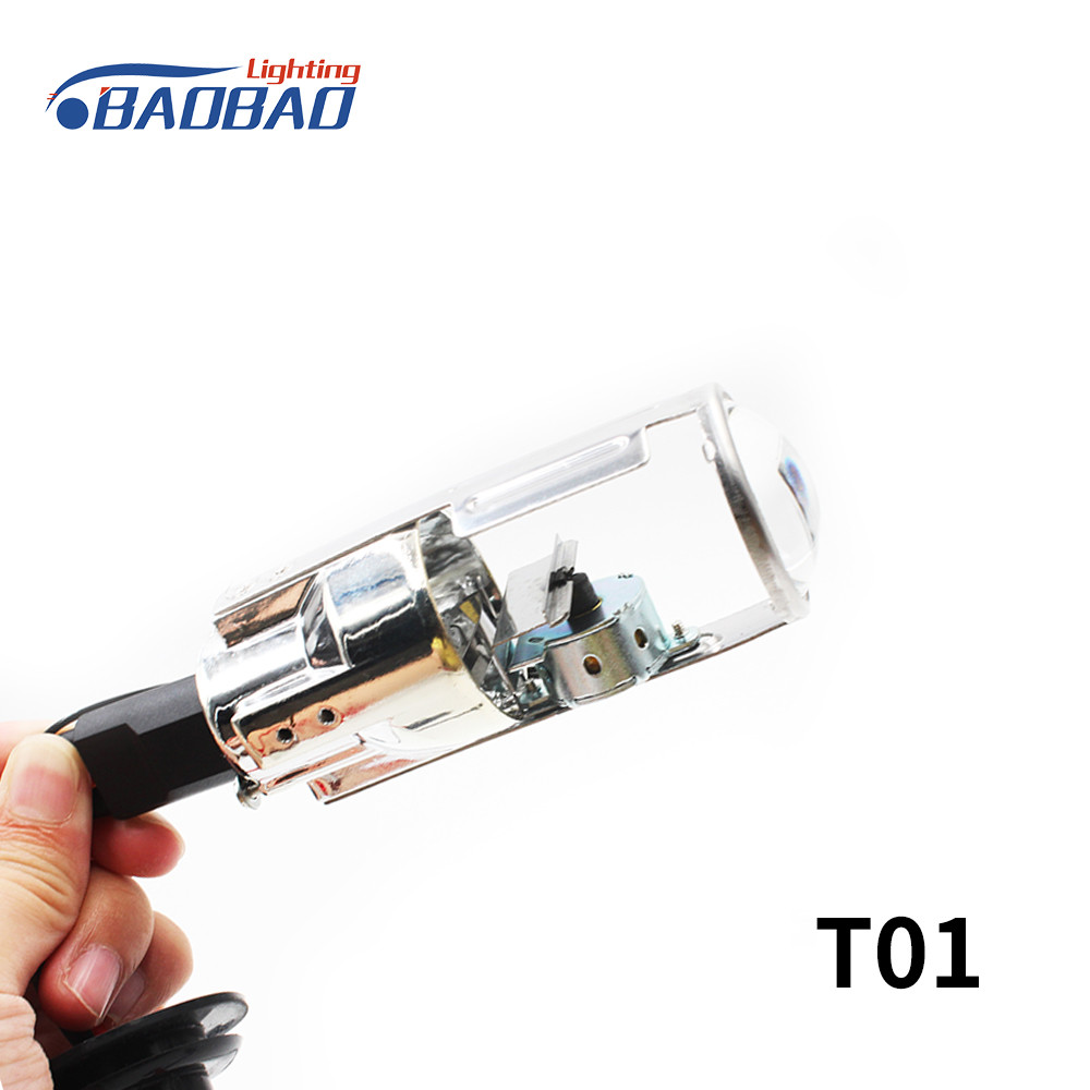 T01 H4 bulb with lens 35w 55w motorcycle hid xenon conversion kit