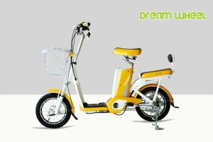 Quality 250W Lightweight Pedal Assist Electric Bike 16&quot; Two Wheels 48V Lithium Battery wholesale