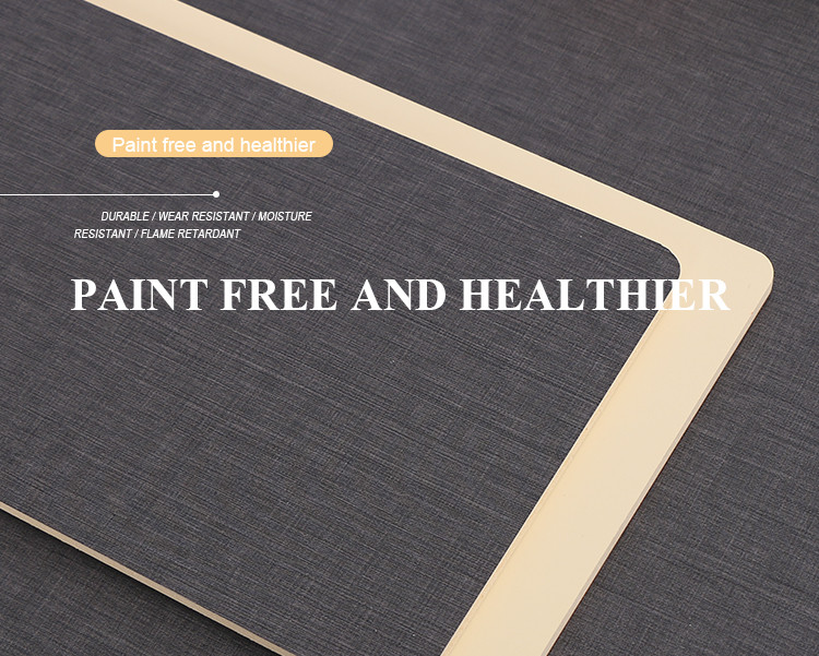 Soundproof Acoustic Fabric Bamboo Fiber Wall Panel ECO Friendly